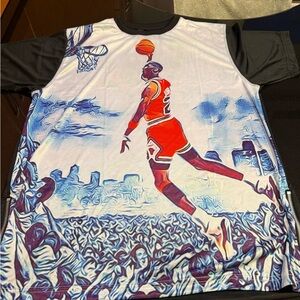 Graphic Jordan  Print Short Sleeve Tee